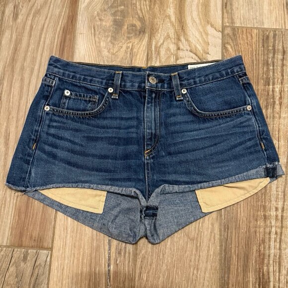 Rag & Bone Jean Denim Shorts Frayed Cut-offs - Picture 1 of 3